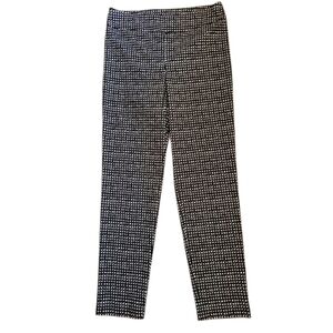 SZ12 Frank Lyman Design Monochrome Checkered Stretch Pants